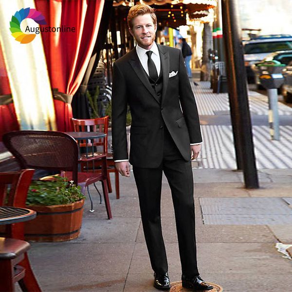 men's suits & blazers black business men for wedding bridegroom custom slim fit formal blazer tuxedo tailor costumes homme mariage, White;black
men's suits & blazers black business men for wedding bridegroom custom slim fit formal blazer tuxedo tailor costumes homme mariage, White;black