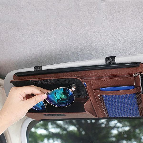 other interior accessories 1 pcs car sun visor storage bag universal card holder sunglasses case pen leather
other interior accessories 1 pcs car sun visor storage bag universal card holder sunglasses case pen leather
