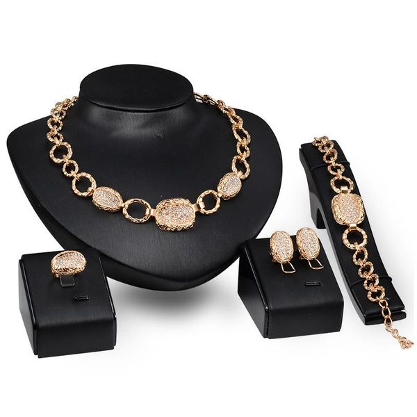 earrings & necklace farlena jewelry hollow gold color chain earring bracelet and rings set for women african beads sets, Silver
earrings & necklace farlena jewelry hollow gold color chain earring bracelet and rings set for women african beads sets, Silver