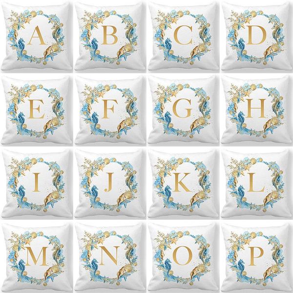 cushion/decorative pillow ocean golden letter alphabet decorative cushion cover polyester throw pillowcase 45*45cm sofa home pillowcover 410
cushion/decorative pillow ocean golden letter alphabet decorative cushion cover polyester throw pillowcase 45*45cm sofa home pillowcover 410