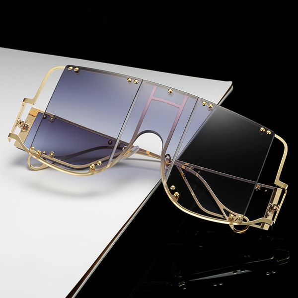 sunglasses fashion oversized women brand design men vintage luxury retro square sun glasses uv400 shades a519, White;black
sunglasses fashion oversized women brand design men vintage luxury retro square sun glasses uv400 shades a519, White;black