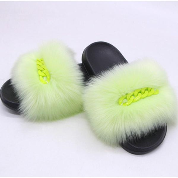 slippers women's candy colors faux fur non-slip female slides metal chain plus size summer shoes fashion ladies footwear 2021, Black
slippers women's candy colors faux fur non-slip female slides metal chain plus size summer shoes fashion ladies footwear 2021, Black