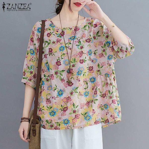 women's blouses & shirts loose holiday blouse 2021 short sleeve floral printed shirt vintage chemise women fashion casual baggy long tu, White
women's blouses & shirts loose holiday blouse 2021 short sleeve floral printed shirt vintage chemise women fashion casual baggy long tu, White