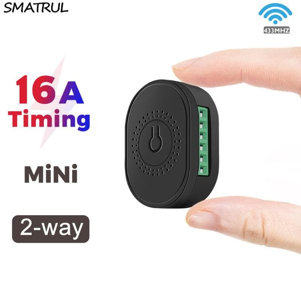 smart home control smatrul 16a mini wireless switch light 433mhz rf module electrical 2 way timing wall on off breaker led lamp
smart home control smatrul 16a mini wireless switch light 433mhz rf module electrical 2 way timing wall on off breaker led lamp