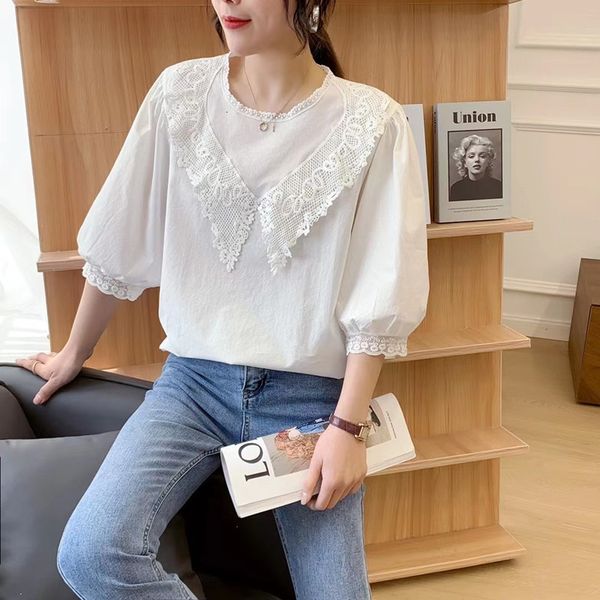 women's t-shirt lamtrip chic sweet lace lolita o-neck sleeve cotton tee white fair women 2021 summer cxqf
women's t-shirt lamtrip chic sweet lace lolita o-neck sleeve cotton tee white fair women 2021 summer cxqf
