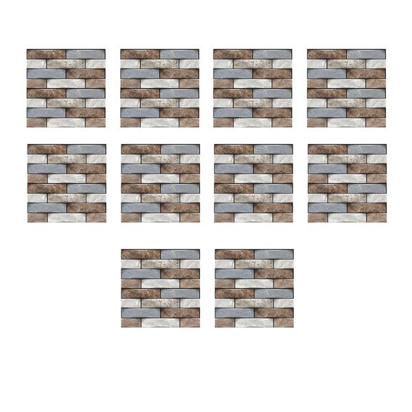 wall stickers 10pcs panels square pvc wallpaper 3d brick nordic style self-adhesive for living room bedroom bathroom
wall stickers 10pcs panels square pvc wallpaper 3d brick nordic style self-adhesive for living room bedroom bathroom