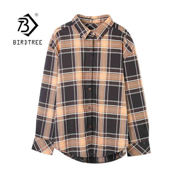 vintage women's spring plaid all match loose 100% cotton blouse turn down collar office shirt long sleeve casual t12801x 210419, White
vintage women's spring plaid all match loose 100% cotton blouse turn down collar office shirt long sleeve casual t12801x 210419, White