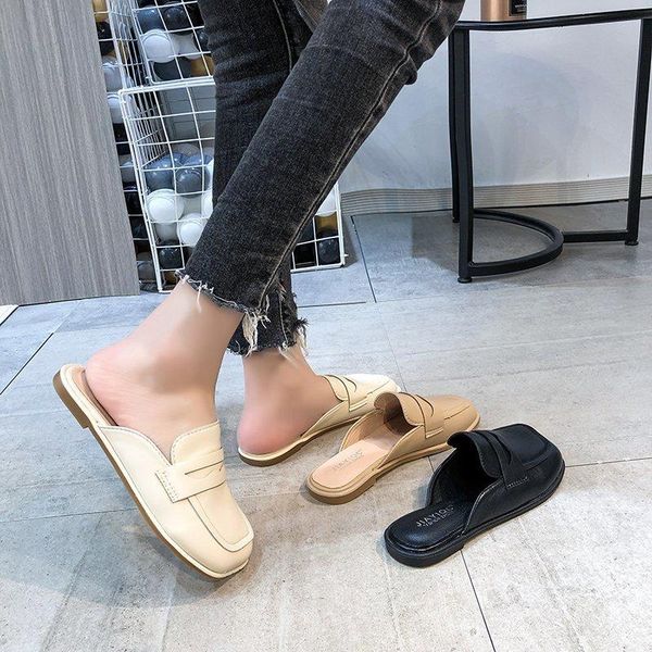shoes woman 2021 female slippers cover toe luxury slides rivet loafers low flat summer soft designer fashion basic metal dec, Black
shoes woman 2021 female slippers cover toe luxury slides rivet loafers low flat summer soft designer fashion basic metal dec, Black