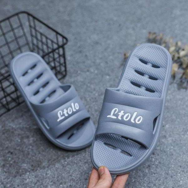 slippers non-slip bathroom soft bottom hollow-out household couple's leaking men house, Black
slippers non-slip bathroom soft bottom hollow-out household couple's leaking men house, Black