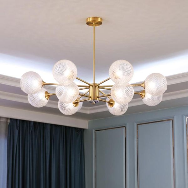 chandeliers modern luxury glass copper chandelier lighting spherical ball lights led bulb indoor living room/dining room lamp
chandeliers modern luxury glass copper chandelier lighting spherical ball lights led bulb indoor living room/dining room lamp