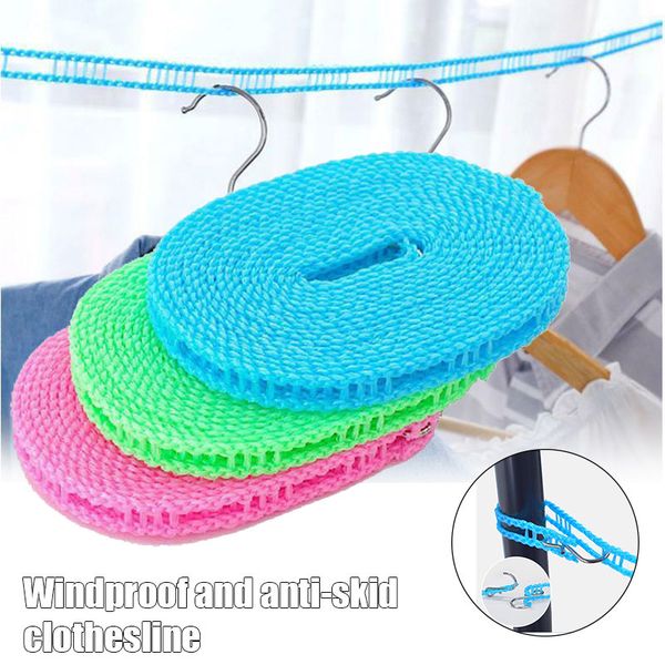 3/5/8/10M Newly Nylon Clotheslines Hanging Rope Drying Clothes Dryer Non-slip Windproof for Outdoor Travel Clothesline
3/5/8/10M Newly Nylon Clotheslines Hanging Rope Drying Clothes Dryer Non-slip Windproof for Outdoor Travel Clothesline