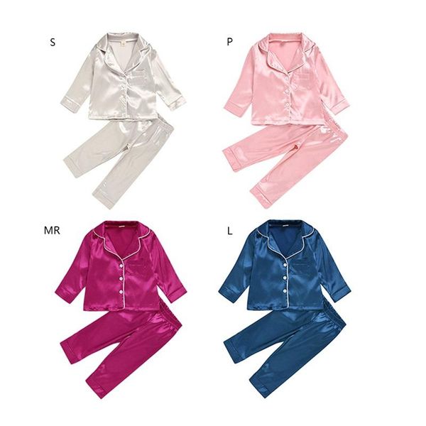 clothing sets spring autumn baby children solid color comfort silk sleepwear set girls boys long sleeve pajamas button shirt + pants, White
clothing sets spring autumn baby children solid color comfort silk sleepwear set girls boys long sleeve pajamas button shirt + pants, White