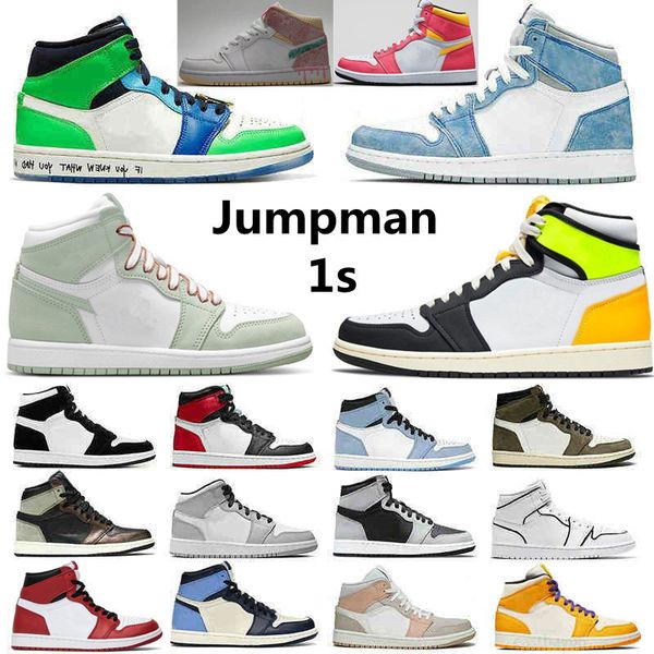 jumpman 1s basketball shoes light fusion red high dark mocha obsidian unc fearless patent university blue chicago lucky green sneakers, Black
jumpman 1s basketball shoes light fusion red high dark mocha obsidian unc fearless patent university blue chicago lucky green sneakers, Black