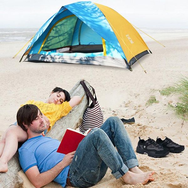 camping tents 2 people uv cut windproof waterproof double layer outdoor tent hiking beach tourist bedroom travel and shelters
camping tents 2 people uv cut windproof waterproof double layer outdoor tent hiking beach tourist bedroom travel and shelters
