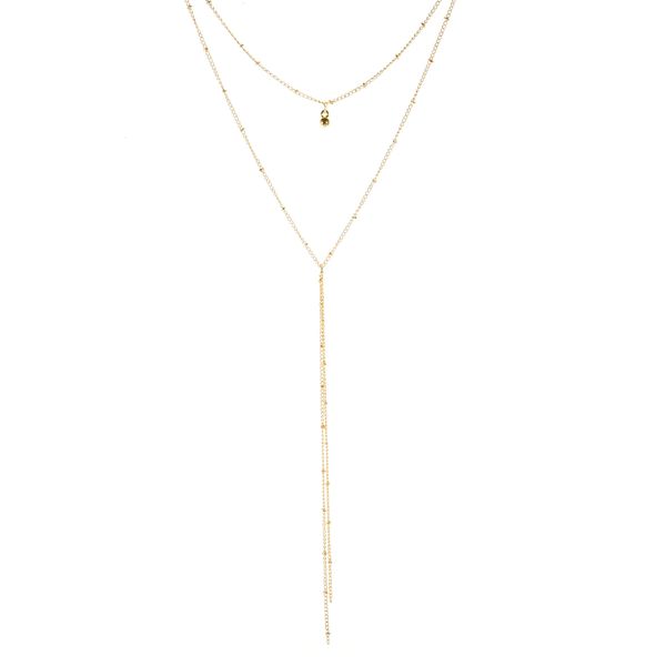 refined woman's necklace, y lasso necklace, exquisite beaded chain xl227, Silver
refined woman's necklace, y lasso necklace, exquisite beaded chain xl227, Silver
