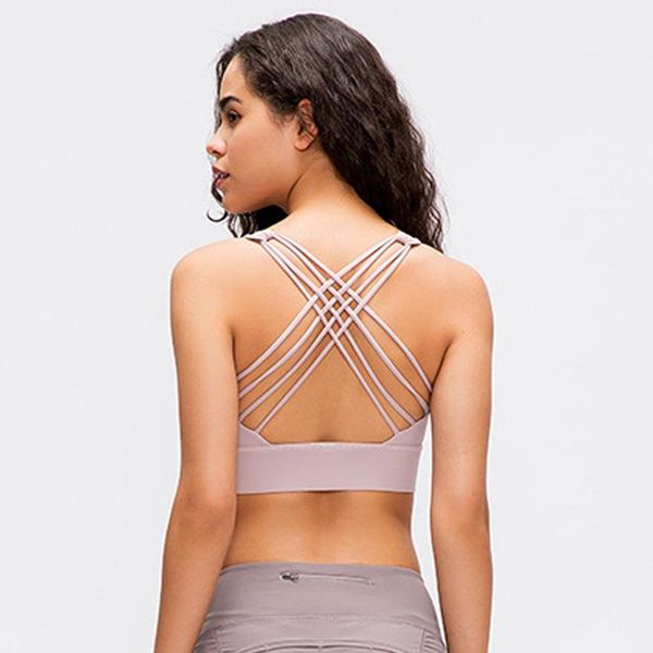 gym clothing 2021 women sports bra cross straps wireless yoga fitness padded push up crop activewear xs-xl, White;black
gym clothing 2021 women sports bra cross straps wireless yoga fitness padded push up crop activewear xs-xl, White;black