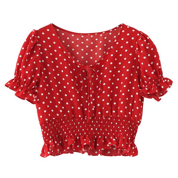perhaps u women yellow red polka dot bow collar puff sleeve short sleeve ruched shirt blouse summer b0793 210529, White
perhaps u women yellow red polka dot bow collar puff sleeve short sleeve ruched shirt blouse summer b0793 210529, White