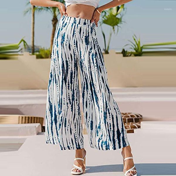 fashion women tie-dye printed loose elastic high waist breathable casual ladies wide leg pants long pantalones mujer#g3 women's & capri, Black;white
fashion women tie-dye printed loose elastic high waist breathable casual ladies wide leg pants long pantalones mujer#g3 women's & capri, Black;white