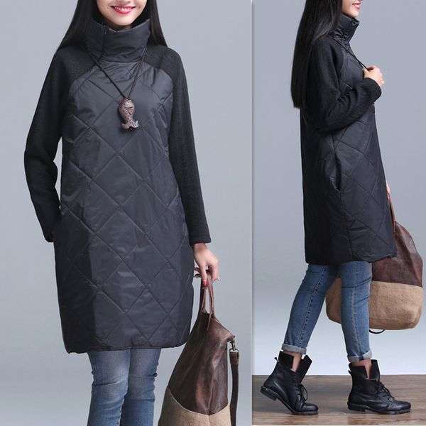 2021padded cotton plus size vintage women casual loose mini short autumn spring winter dress elegant clothes 2021 ladies dresses, Black;gray
2021padded cotton plus size vintage women casual loose mini short autumn spring winter dress elegant clothes 2021 ladies dresses, Black;gray