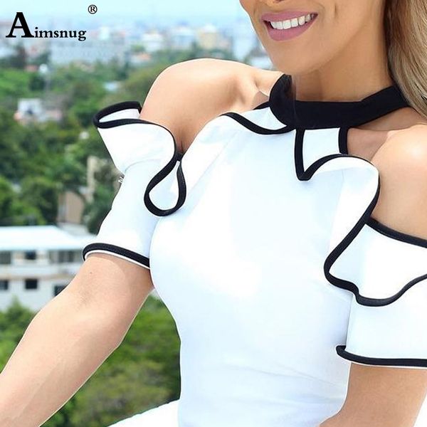 women's blouses & shirts summer women elegant leisure casual ladies sleeveless stand collar shirt contrast binding ruffles trim white b
women's blouses & shirts summer women elegant leisure casual ladies sleeveless stand collar shirt contrast binding ruffles trim white b