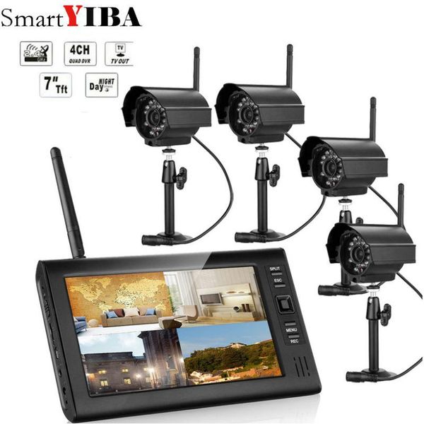 inch tft digital 2.4g wireless cameras audio video baby monitors 4ch quad dvr security system with ir night light 4 camera cctv systems
inch tft digital 2.4g wireless cameras audio video baby monitors 4ch quad dvr security system with ir night light 4 camera cctv systems