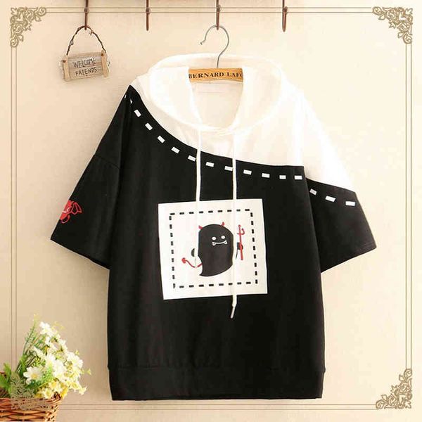 japanese mori girl lovely cartoon shirt women cute devil short-sleeve femme tee harajuku kawaii anime graphic 90s clothes, White
japanese mori girl lovely cartoon shirt women cute devil short-sleeve femme tee harajuku kawaii anime graphic 90s clothes, White