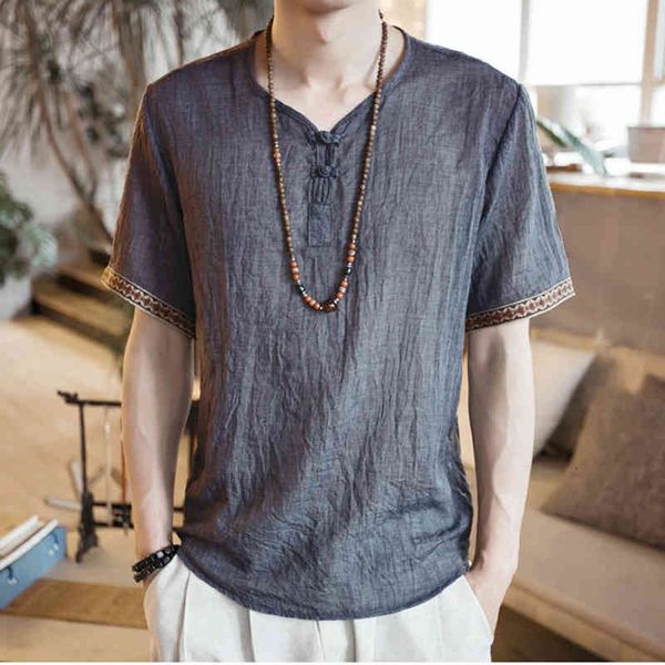 men's casual shirts men shirt summer mens cotton linen button male short sleeve chinese style plus size ish4, White;black
men's casual shirts men shirt summer mens cotton linen button male short sleeve chinese style plus size ish4, White;black
