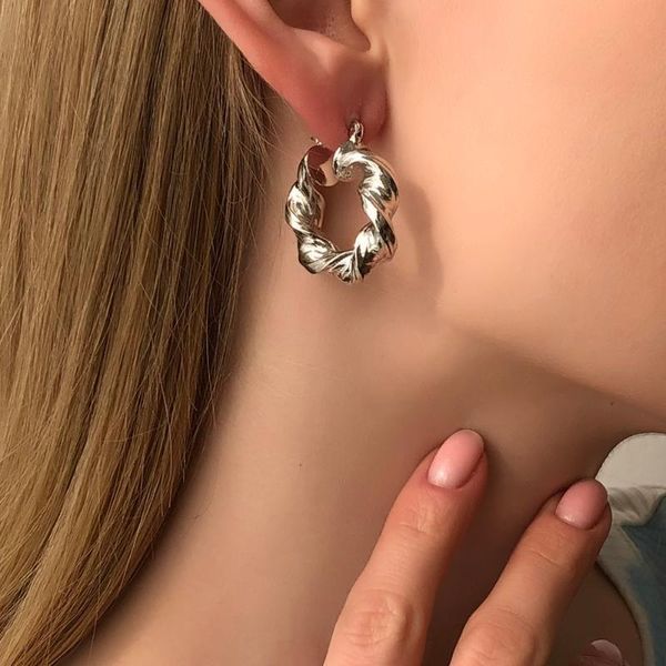 hoop & huggie lalynnly punk earrings statement gold silver color simple loop for women girls jewelry accessories gifts e9471, Golden;silver
hoop & huggie lalynnly punk earrings statement gold silver color simple loop for women girls jewelry accessories gifts e9471, Golden;silver