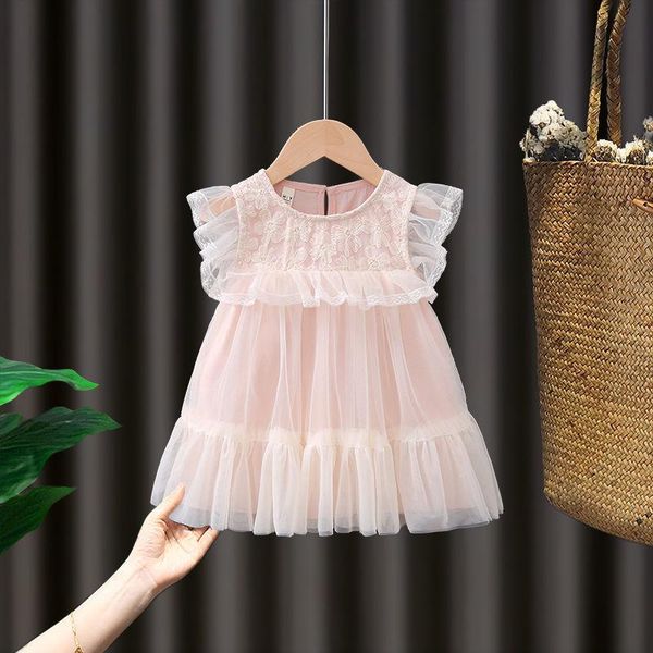 girl's dresses 2021 girls lace dress summer embroidery ruffles princess clothes ball gown pink 1-7y, Red;yellow
girl's dresses 2021 girls lace dress summer embroidery ruffles princess clothes ball gown pink 1-7y, Red;yellow
