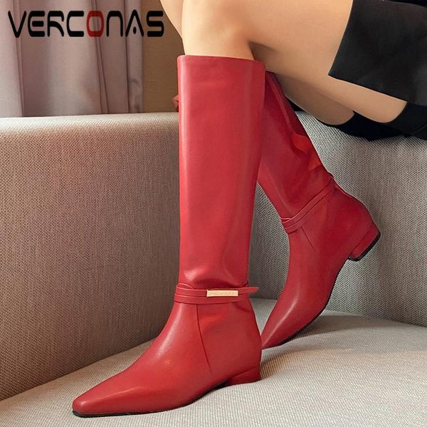 boots verconas fashion elegant woman knee high autumn winter warm cow leather party office prom basic concise shoes, Black
boots verconas fashion elegant woman knee high autumn winter warm cow leather party office prom basic concise shoes, Black