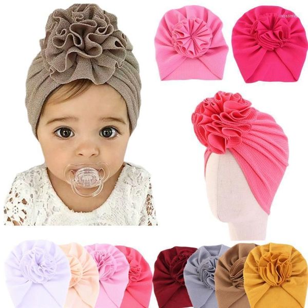 children's accessories four seasons baby hats turban caps cute solid color flower shape girl sweet &11, Yellow
children's accessories four seasons baby hats turban caps cute solid color flower shape girl sweet &11, Yellow