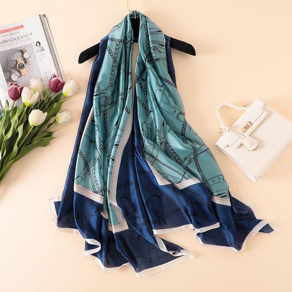 scarves summer high-end silk decorative beach towel sunscreen 180x90cm scarf warming travel stripe shawl fashion women uv, Blue;gray
scarves summer high-end silk decorative beach towel sunscreen 180x90cm scarf warming travel stripe shawl fashion women uv, Blue;gray
