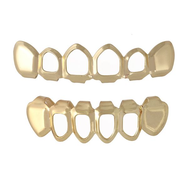 jewelry hiphop six metal hip hop braces fashion trend rock style hollow false teeth, Silver
jewelry hiphop six metal hip hop braces fashion trend rock style hollow false teeth, Silver