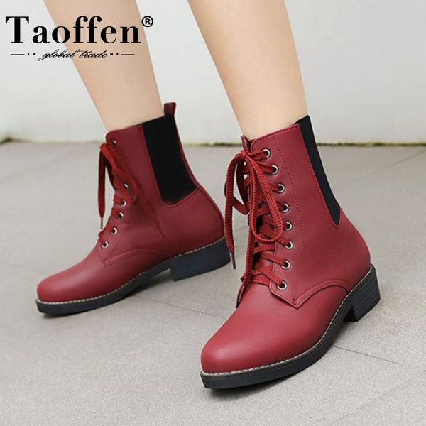boots taoffen women ankle mixed color winter shoes fashion cool short woman footwear size 33-43, Black
boots taoffen women ankle mixed color winter shoes fashion cool short woman footwear size 33-43, Black