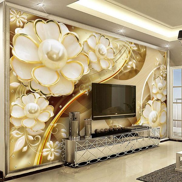 wallpapers custom 3d wallpaper european style luxury jewelry flowers po murals wall cloth living room tv home decor paper for walls
wallpapers custom 3d wallpaper european style luxury jewelry flowers po murals wall cloth living room tv home decor paper for walls
