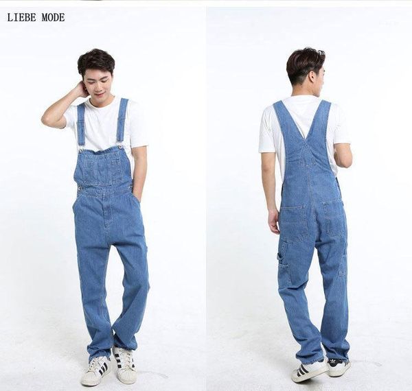men's jeans 2021 spring autumn korean fashion male blue denim jumpsuit mens loose jean bib overalls casual for men suspender pants
men's jeans 2021 spring autumn korean fashion male blue denim jumpsuit mens loose jean bib overalls casual for men suspender pants