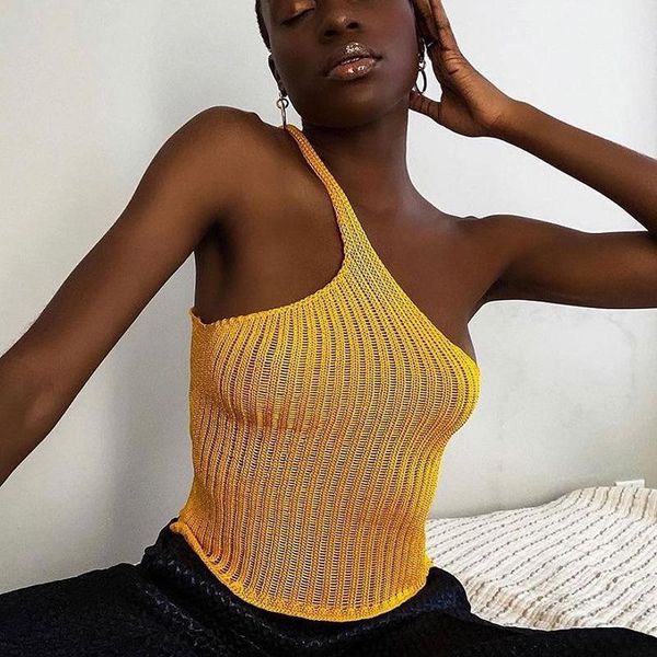 women's tanks & camis summer women retro style sleeveless small vest oblique shoulder knit tank, White
women's tanks & camis summer women retro style sleeveless small vest oblique shoulder knit tank, White