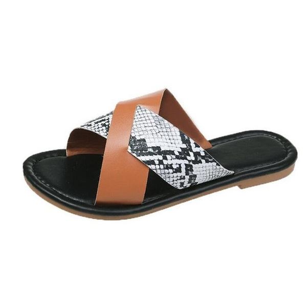 slippers summer women female snake print slides outdoor beach flats sewing 2021 fashion casual ladies shoes sandalias mujer, Black
slippers summer women female snake print slides outdoor beach flats sewing 2021 fashion casual ladies shoes sandalias mujer, Black