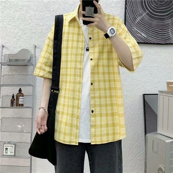 all-match sleeved plaid harajuku shirt for men thin korean style trendy loose coat classic male clothes four seasons shirts men's casua, White;black
all-match sleeved plaid harajuku shirt for men thin korean style trendy loose coat classic male clothes four seasons shirts men's casua, White;black