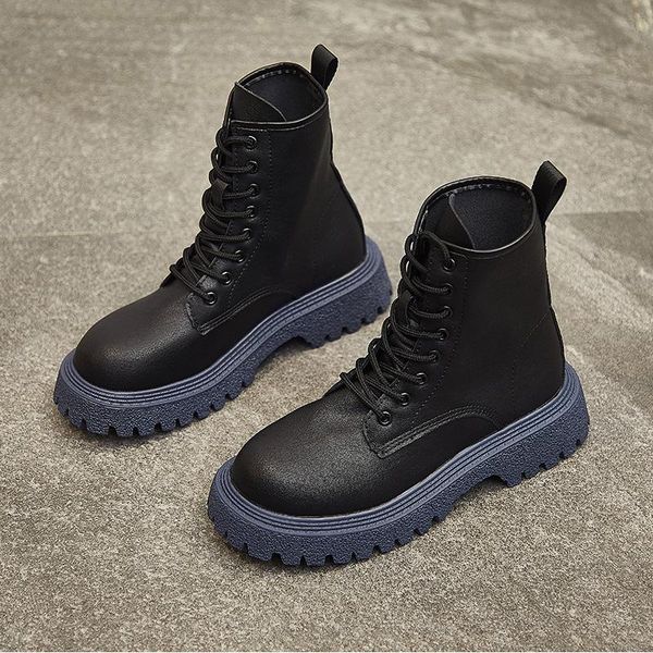 boots 2021 lace-up women's leather high-inner heightening short fashionable shoes comfortable, Black
boots 2021 lace-up women's leather high-inner heightening short fashionable shoes comfortable, Black