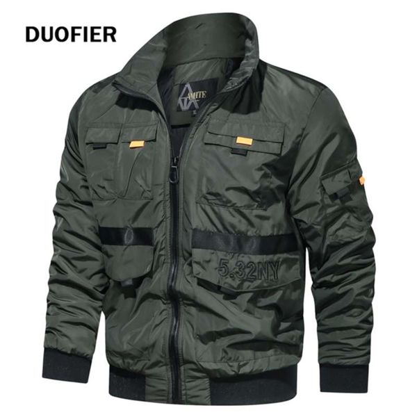 men jackets zipper bomber green coat male windbreaker outdoor military fashion clothing autumn 210928, Black;brown
men jackets zipper bomber green coat male windbreaker outdoor military fashion clothing autumn 210928, Black;brown