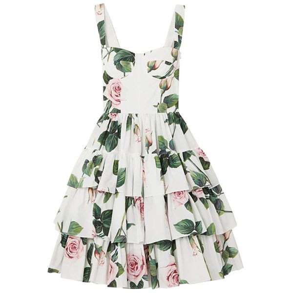 casual dresses janeyiren fashion cotton dress summer women's spaghetti strap backless elegant floral print white cascading ruffle, Black;gray
casual dresses janeyiren fashion cotton dress summer women's spaghetti strap backless elegant floral print white cascading ruffle, Black;gray