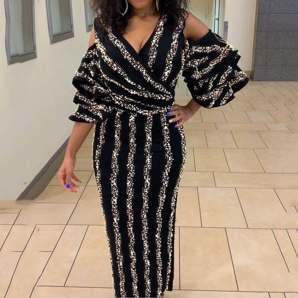 casual dresses wepbel long sleeve high waist v-neck black slit women dress full length bodycon female fashion party, Black;gray
casual dresses wepbel long sleeve high waist v-neck black slit women dress full length bodycon female fashion party, Black;gray