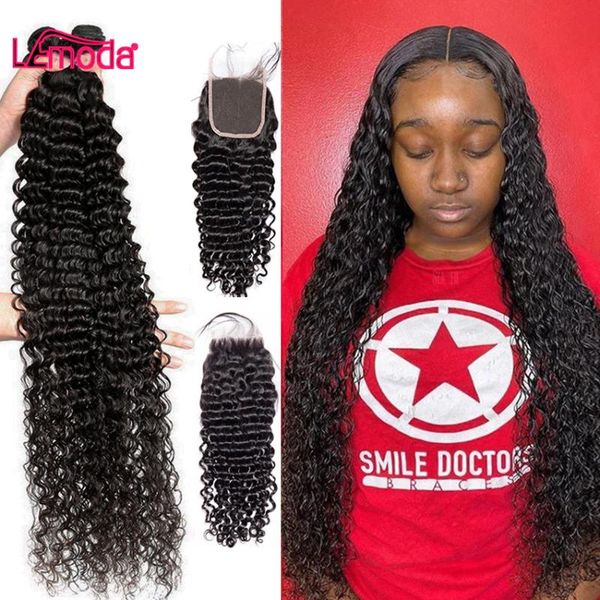 human hair bulks curly bundles with closure deep wave frontal and 1 3 4 weave 30inch peruvian remy extension, Black
human hair bulks curly bundles with closure deep wave frontal and 1 3 4 weave 30inch peruvian remy extension, Black