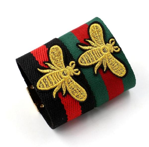 charm bracelets beautiful women cotton webbing bee wide girl bracelet female handmade fashion jewelry wb12, Golden;silver
charm bracelets beautiful women cotton webbing bee wide girl bracelet female handmade fashion jewelry wb12, Golden;silver