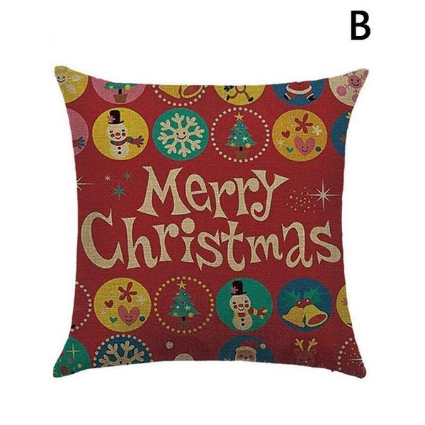 pillow case square flax santa xmas tree pattern christmas home decorative ser88 
pillow case square flax santa xmas tree pattern christmas home decorative ser88
