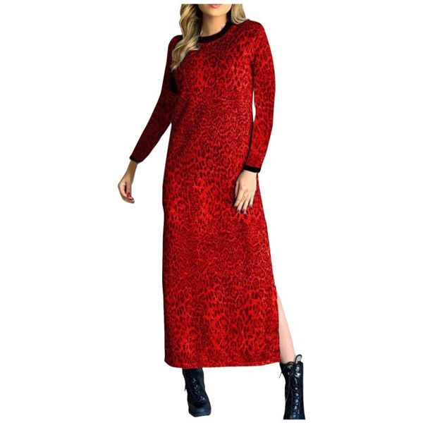 casual dresses 2021 vintage women dress ladies leopard long sleeve round neck split party maxi robes plus size vestido de mujer, Black;gray
casual dresses 2021 vintage women dress ladies leopard long sleeve round neck split party maxi robes plus size vestido de mujer, Black;gray