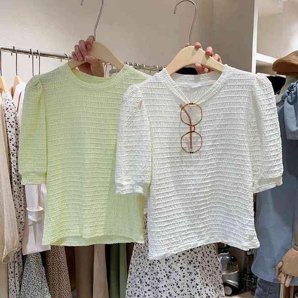 korean fashion puff short sleeve blouse women shirts summer o-neck blusas mujer fresh solid sweet woman 210514, White
korean fashion puff short sleeve blouse women shirts summer o-neck blusas mujer fresh solid sweet woman 210514, White