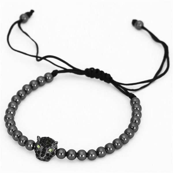 charm bracelets women men gold color full crystal leopard head braided mala bracelet macrame knitted weave copper bead jewelry, Golden;silver
charm bracelets women men gold color full crystal leopard head braided mala bracelet macrame knitted weave copper bead jewelry, Golden;silver