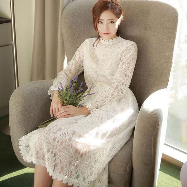 casual dresses autumn summer full lace closed waist render even clos white 2021 mori girls hollow out dress wf316, Black;gray
casual dresses autumn summer full lace closed waist render even clos white 2021 mori girls hollow out dress wf316, Black;gray